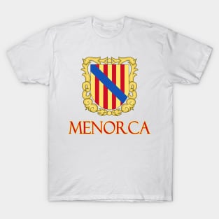 Menorca - Coat of Arms Design of the Spanish Balearic Island T-Shirt